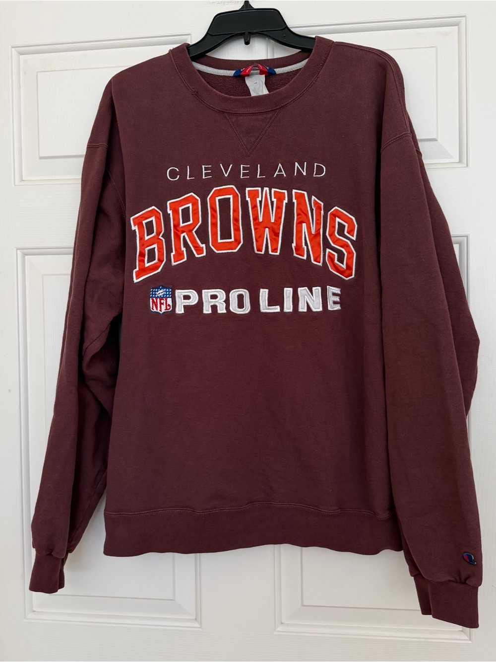 Vintage Champion NFL Pro Line Cleveland Browns Crewneck Sweatshirt Size L XL